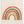 Tablou înramat „Muted Rainbow Curve” de City Art