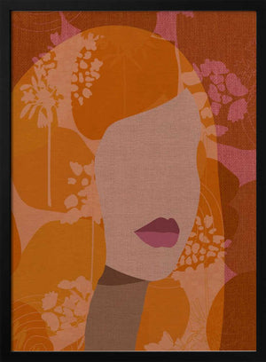 Tablou înramat „Floral Silhouette” de Dina Dankers