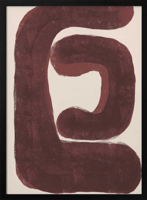 Tablou înramat „Abstract Shape No.4” de THE MIUUS STUDIO