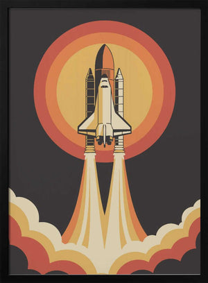 Tablou înramat „Space Shuttle” de Andreas Magnusson
