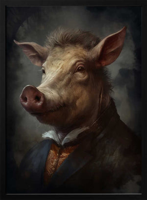 Tablou înramat „Warthog Portrait” de Andreas Magnusson