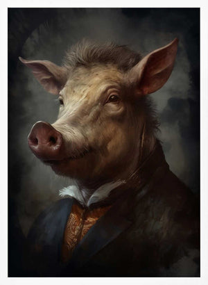 Tablou înramat „Warthog Portrait” de Andreas Magnusson