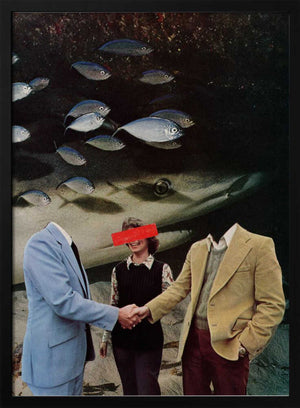 Tablou înramat „Loan Shark” de Mikhail Siskoff