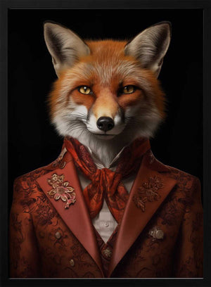 Tablou înramat „Red Fox Portrait” de Andreas Magnusson