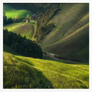 Tablou înramat „Crete Senses/Tuscany” de Jarek Pawlak