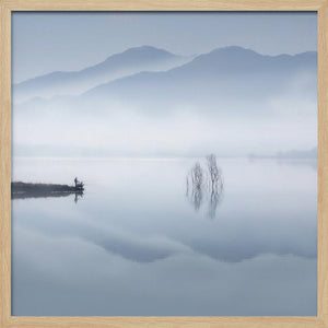 Tablou înramat „Blue silence” de Jose Beut