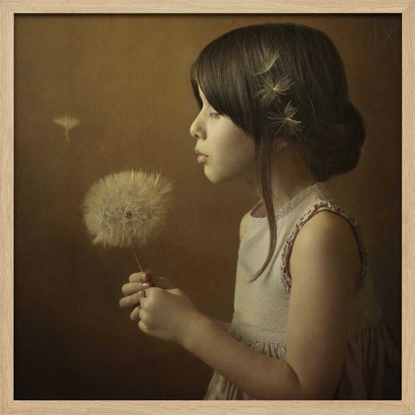 Tablou înramat „A Dandelion Poem” de Svetlana Bekyarova