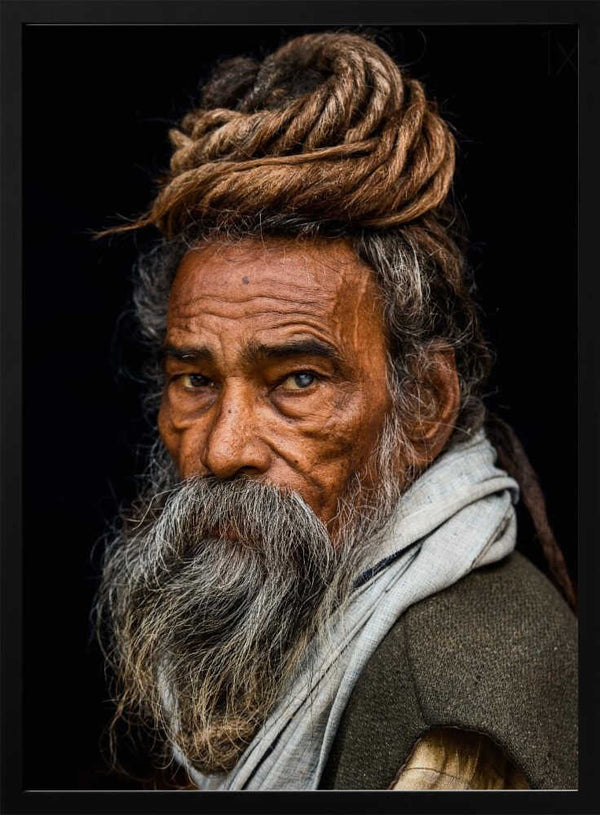 Tablou înramat „Portrait of a Sadhu...” de Rakesh J.V