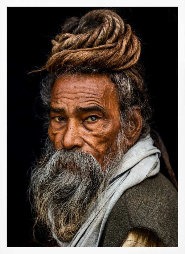 Tablou înramat „Portrait of a Sadhu...” de Rakesh J.V
