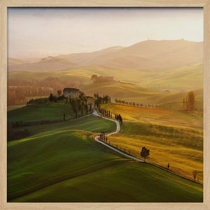 Tablou înramat „Val d\'Orcia” de Jarek Pawlak