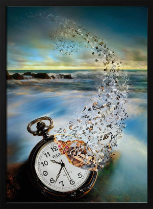Tablou înramat „The Vanishing Time” de Sandy Wijaya