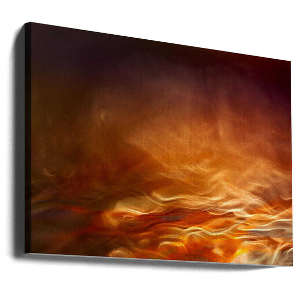 Tablou canvas „Burning water” de Willy Marthinussen