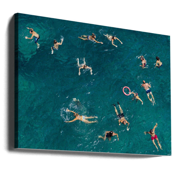 Tablou canvas „Blue water swim” de Carlo Tonti