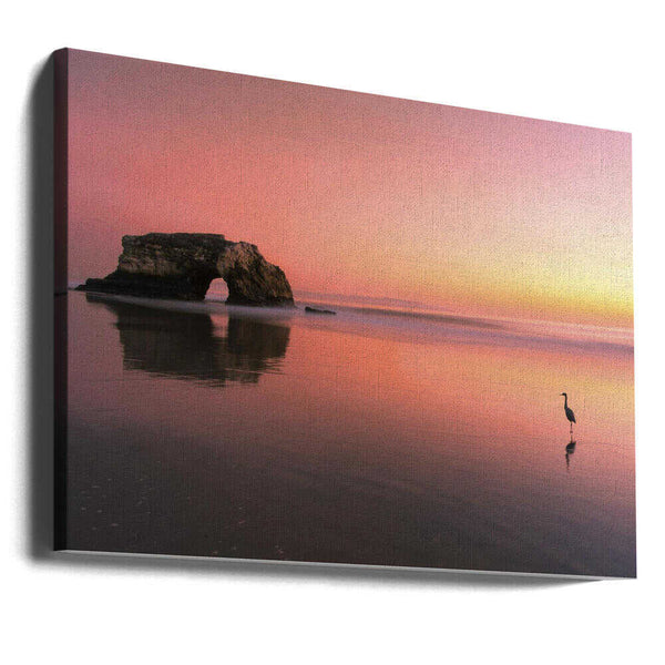 Tablou canvas „Sunset at the Natural Bridge-2” de Rob Li