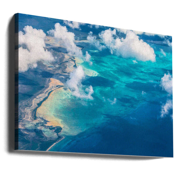 Tablou canvas „Sand Beach meets ocean” de Wei (David) Dai