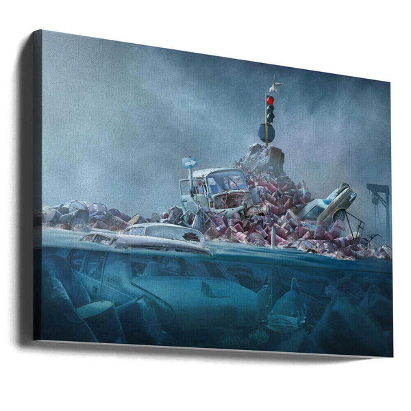 Tablou canvas „Destruction of the environment” de Sulaiman Almawash