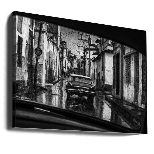 Tablou canvas „in the streets of santiago de cuba” de Pavol Stranak
