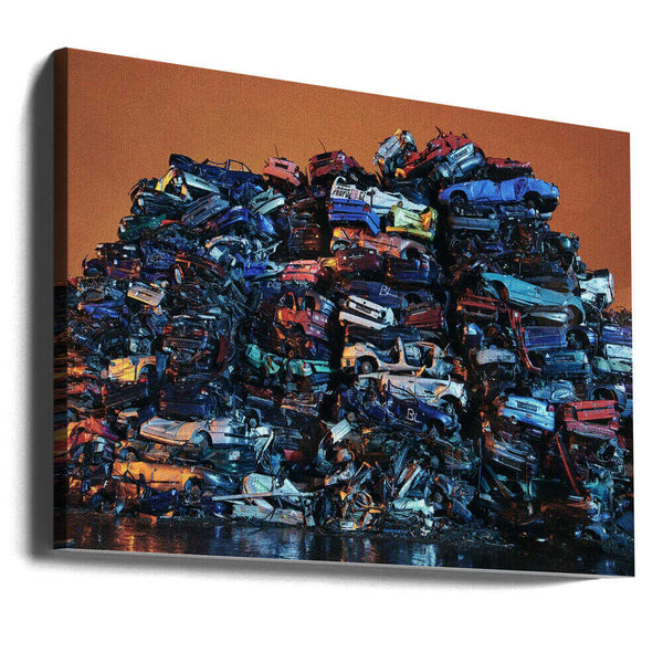 Tablou canvas „Cars Graveyard” de Martin Froyda