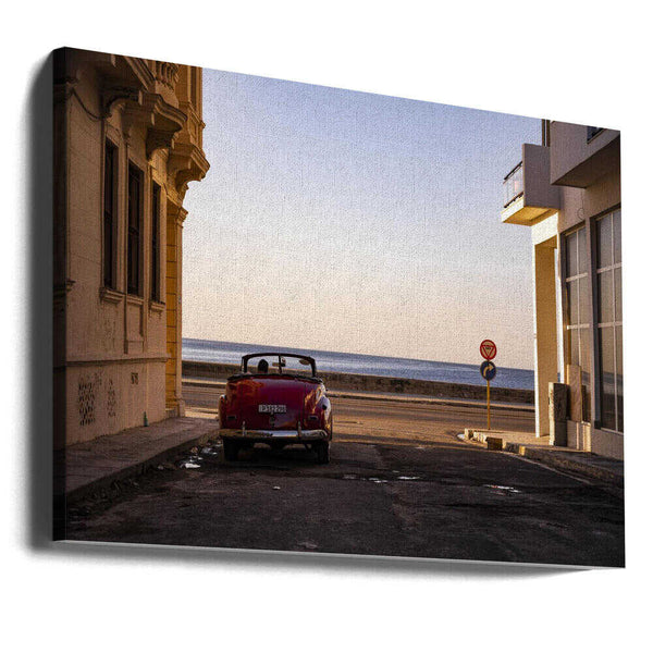 Tablou canvas „Watching the sun set - Havana” de John Deakin