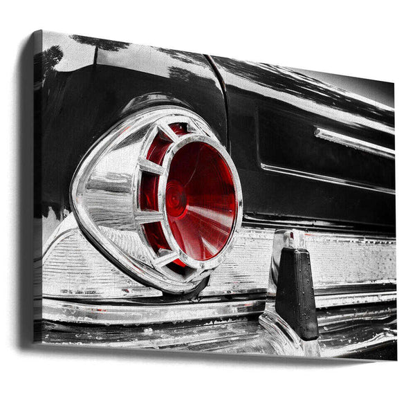 Tablou canvas „US classic car 1963 New Yorker rear abstract” de Beate Gube