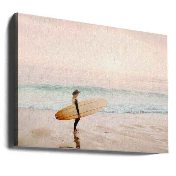 Tablou canvas „Surfer Cowgirl” de Kathrin Pienaar