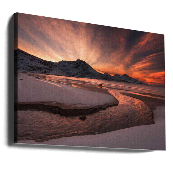 Tablou canvas „Golden Sunset” de Jaroslav Zakravsky