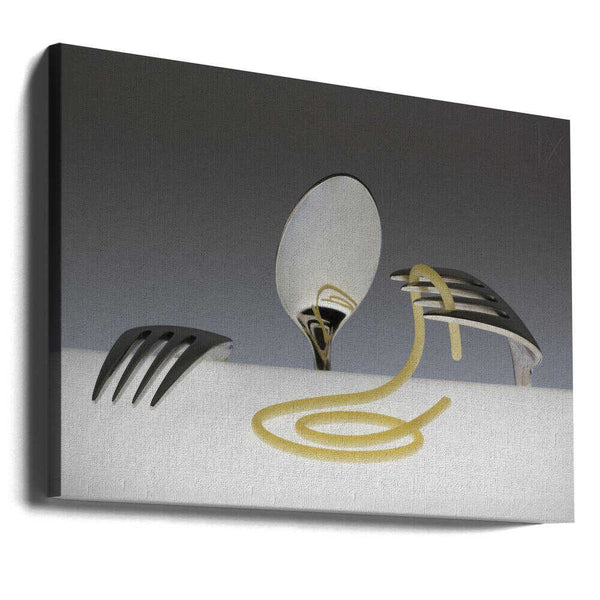 Tablou canvas „And now...? Eat? Part 1” de Wieteke de Kogel