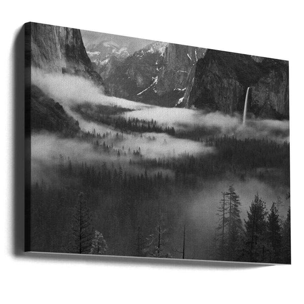 Tablou canvas „Fog Floating In Yosemite Valley” de Hong Zeng
