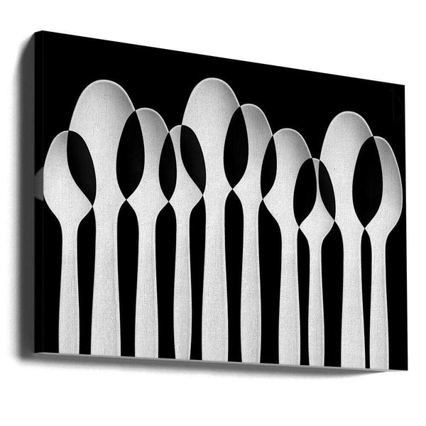 Tablou canvas „Spoons Abstract:  Forest” de Jacqueline Hammer