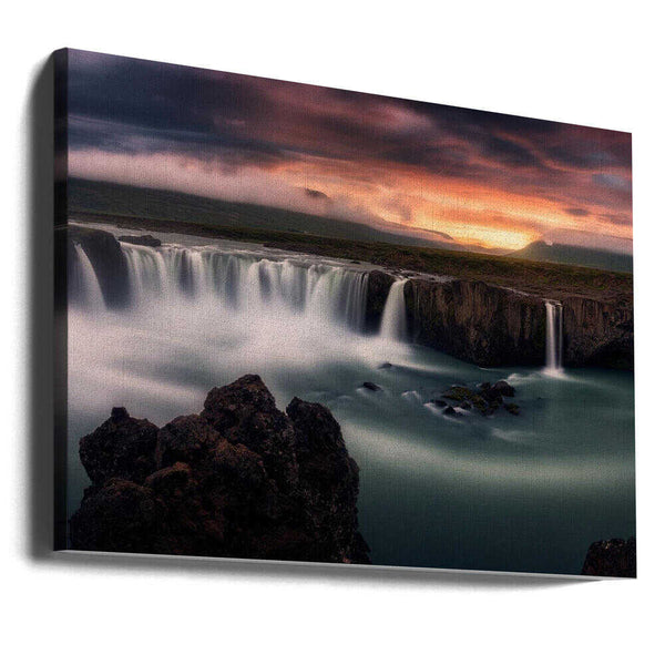 Tablou canvas „Fire and Water” de Stefan Mitterwallner