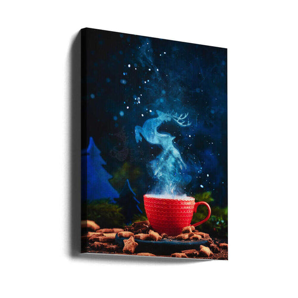 Tablou canvas „Snow Queen Deer” de Dina Belenko