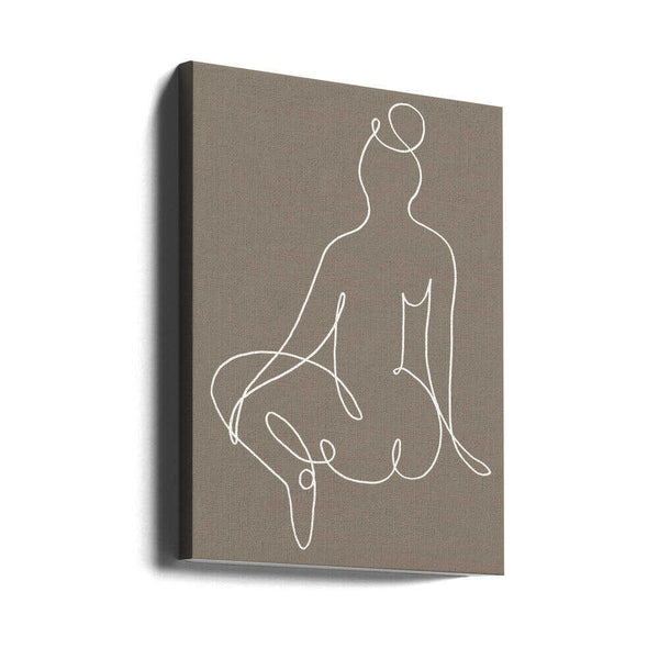 Tablou canvas „Sitting Down 02” de Pictufy Studio II