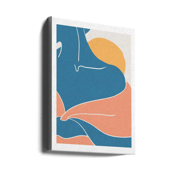 Tablou canvas „Blue Shoulder” de Pictufy Studio II