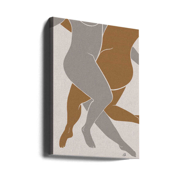 Tablou canvas „Lovers Beige” de Pictufy Studio II