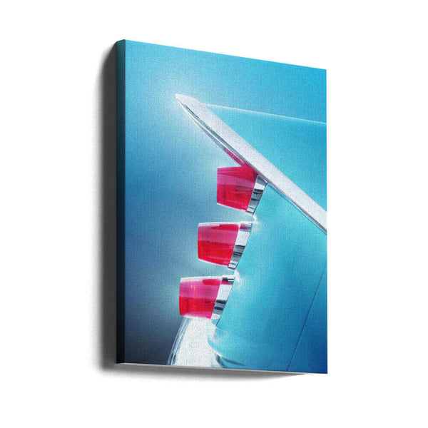 Tablou canvas „US classic car 1959 Adventurer tail fin abstract” de Beate Gube