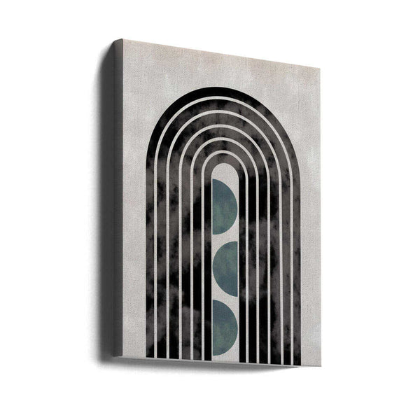 Tablou canvas „arch_capsule_001_green” de Pictufy Studio II