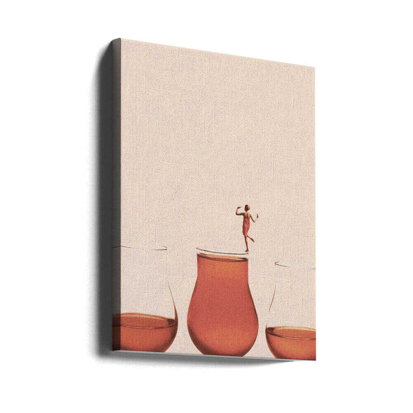 Tablou canvas „I prefer the full one” de Maarten Léon