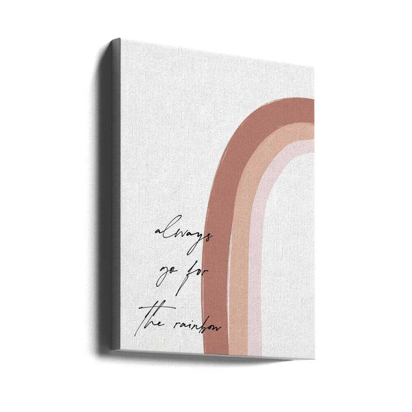 Tablou canvas „Chasing the Rainbow” de uplusmestudio