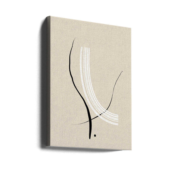 Tablou canvas „Curved Elegance” de uplusmestudio