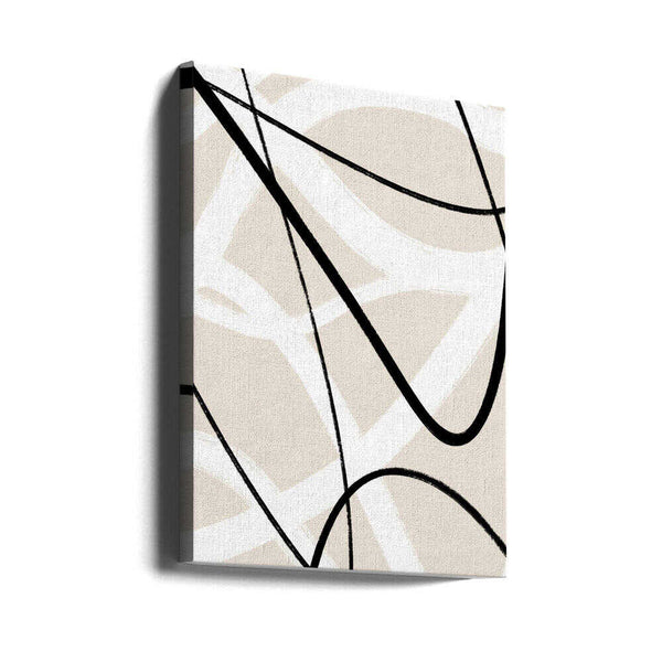 Tablou canvas „Fluid Line Dance” de uplusmestudio