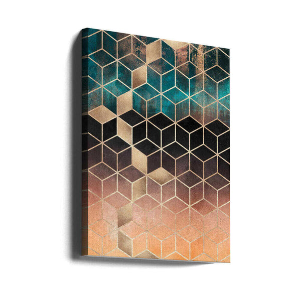 Tablou canvas „Ombre Dream Cubes” de Elisabeth Fredriksson