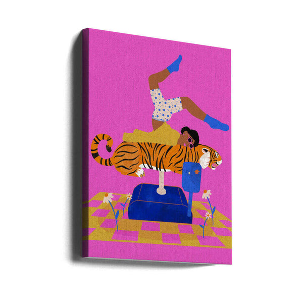 Tablou canvas „Put a tiger in your heart” de Jota de jai