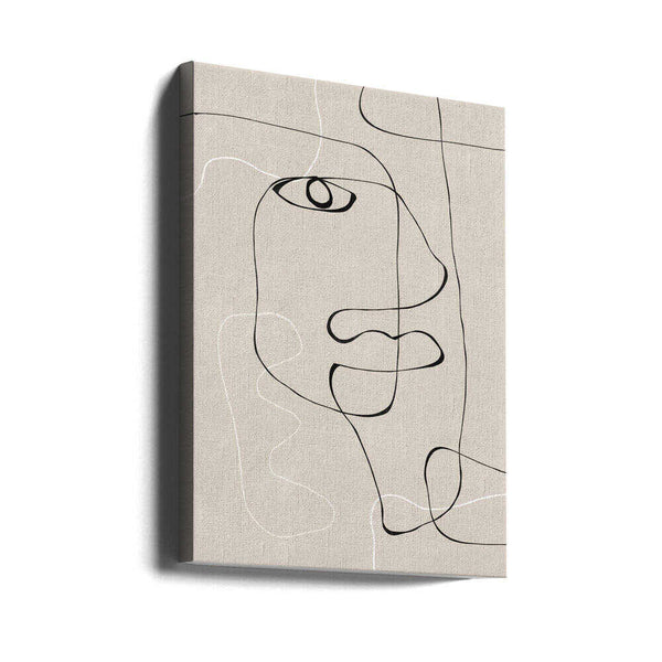 Tablou canvas „Line Expression” de THE MIUUS STUDIO
