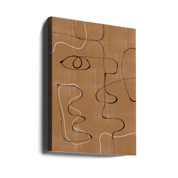 Tablou canvas „Whimsical Lines” de THE MIUUS STUDIO