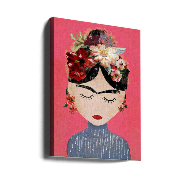 Tablou canvas „Floral Serenity” de Treechild