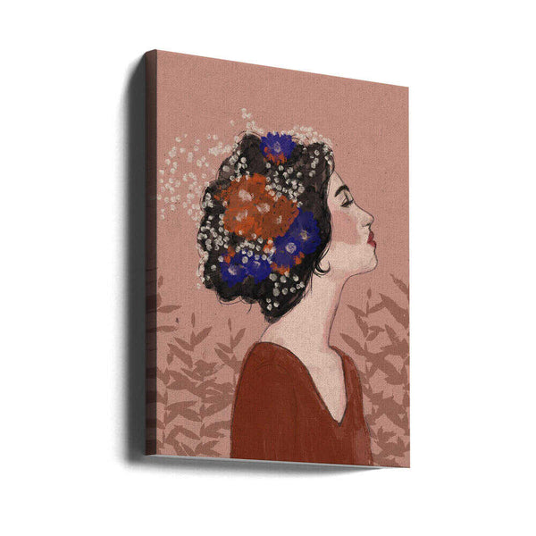 Tablou canvas „Blossoms in Profile” de Treechild