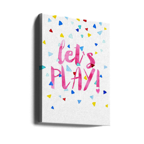 Tablou canvas „Playful Confetti Burst” de Treechild