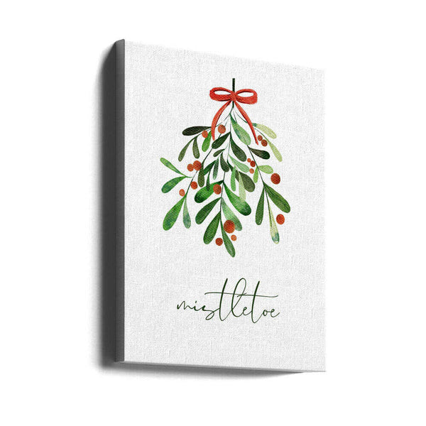 Tablou canvas „Christmas Mistletoe” de Kristina N. - SoulArt Shop