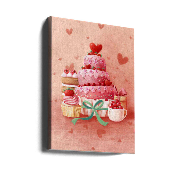 Tablou canvas „Pink Cake” de Xuan Thai