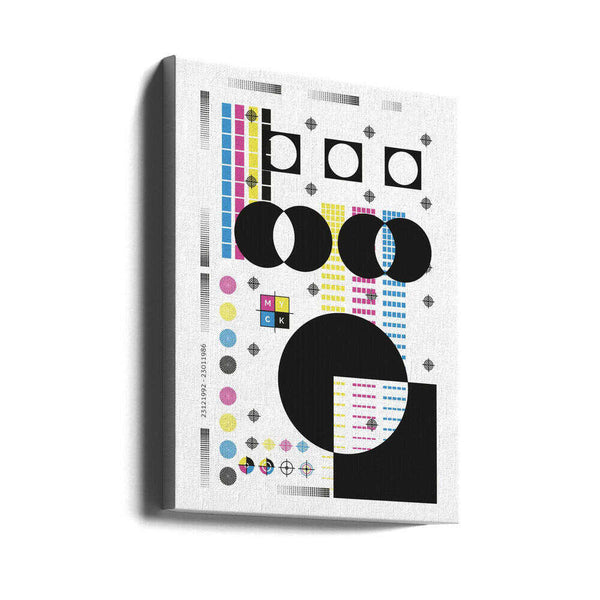 Tablou canvas „CMYK” de SERGIO ORTIZ